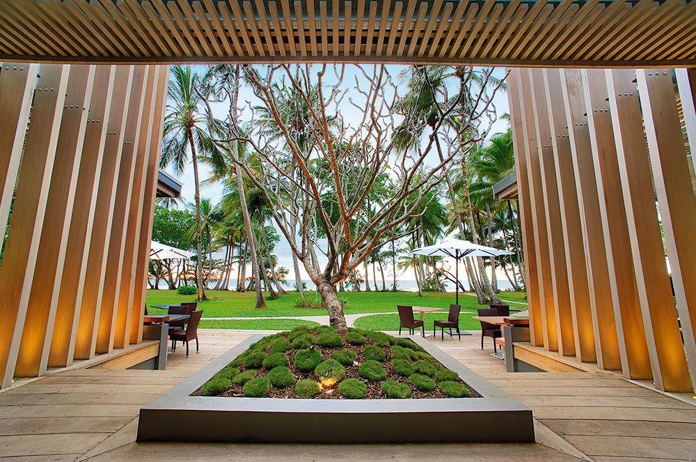 Moderne Architektur, Castaway Resort, Mission Beach, Australien Rundreise