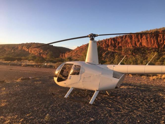 Helikopter Ausflug, Glen Helen Lodge, Australien Rundreise