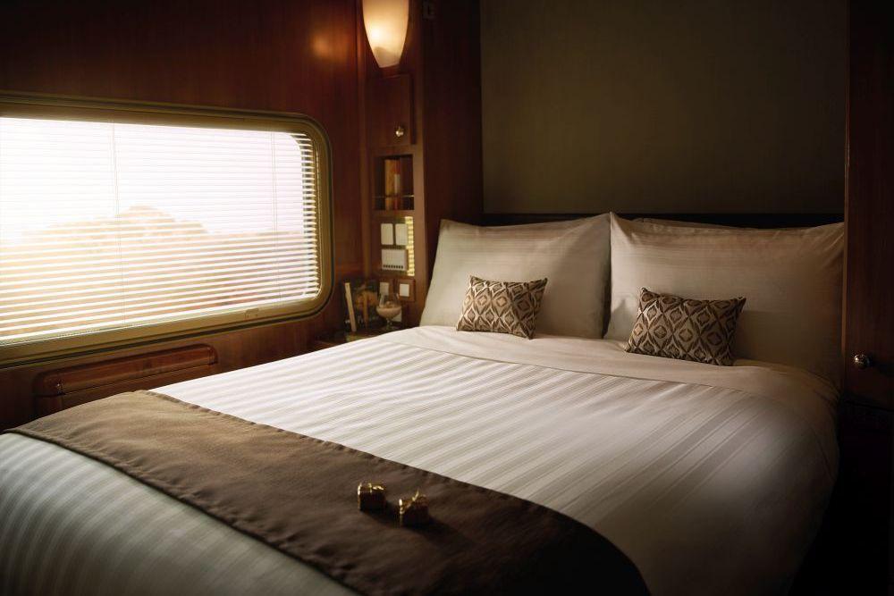 Schlafzimmer, Indian Pacific Train , Australien Rundreise
