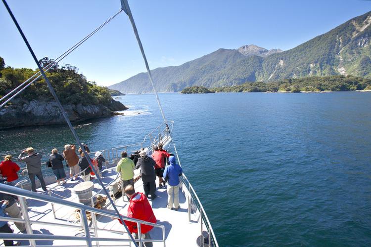 Ausblick, Real Journeys Cruises, Doubtful Sound, Neuseeland Rundreise