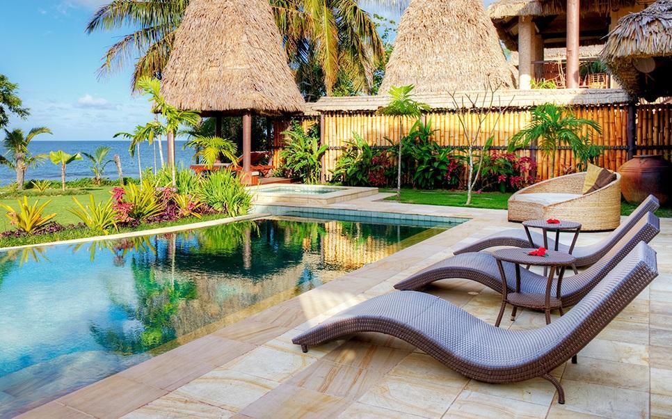 Wunderschöne Hotelanlage, Nanuku Auberge Resort, Fiji, Südesee Reise