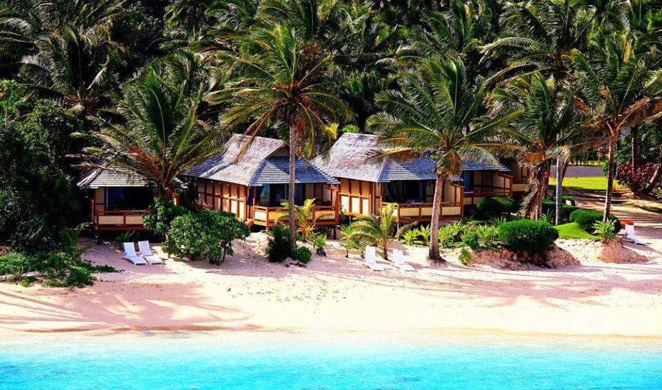 Strandabschnitt, Palm Grove, Rarotonga, Cook Inseln, Südsee Reise