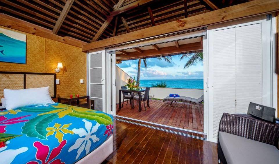 Zimmerbeispiel, Palm Grove, Rarotonga, Cook Inseln, Südsee Reise