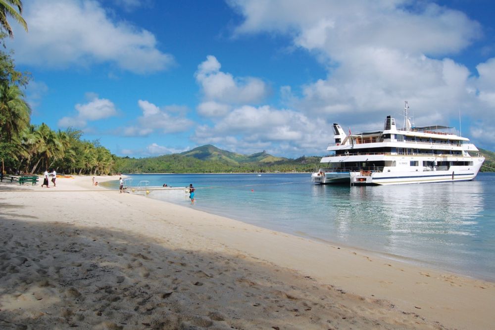 Kreuzfahrtschiff Fiji Princess, Südsee Reisen, Ozeanien Reisen, Blue Lagoon Cruise