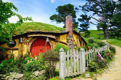 Hobbiton Filmset, Matamata, Neuseeland Südsee Reise