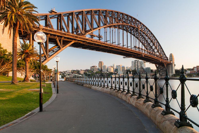 Sydney Habour Bridge, Australien Zugreise