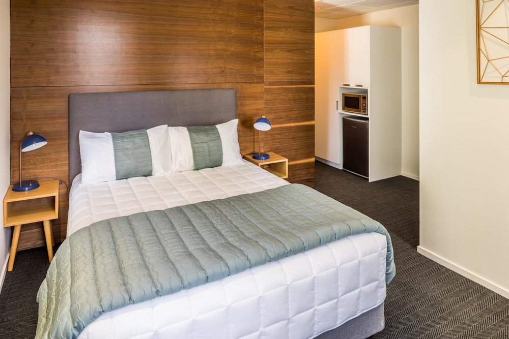 Schlafzimmer, Park Hotel Lambton Quay, Wellington, Neuseeland Rundreise