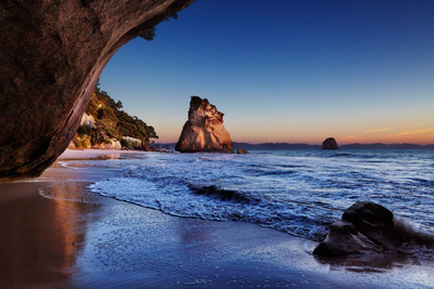 Strand auf der Coromandel Halbinsel, Neuseeland Südsee Reise