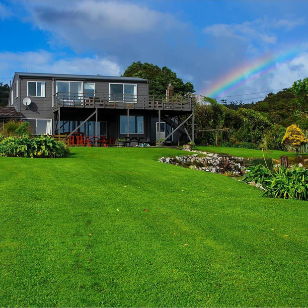 Außenansicht, Breakers Boutique Accommodation, Greymouth, Neuseeland Rundreise