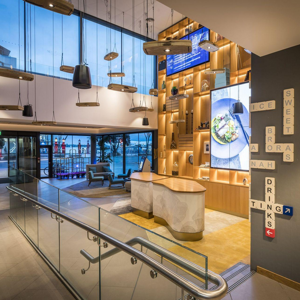 Lobby, MSocial Auckland, Neuseeland Reise