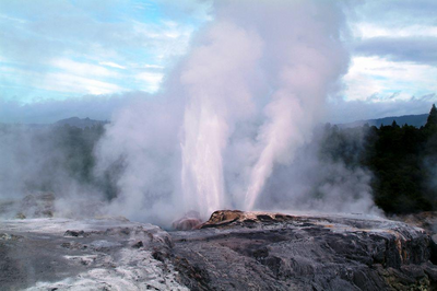 Whakarewarewa-Thermal-Park, Rotorua, Neuseeland Mietwagenrundreise