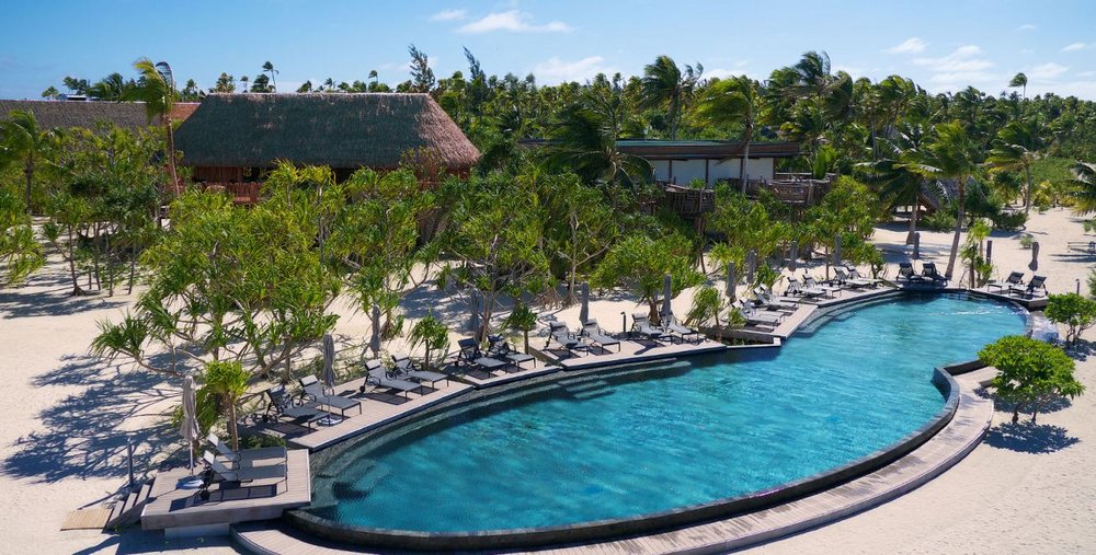 Pool, The Brando, Französisch Polynesien, Südsee Reise