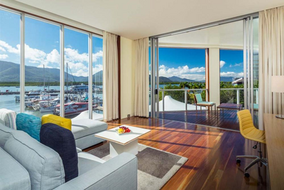 Wohnzimmer, Shangri-La The Marina, Australische Ikonen, Australien Reise