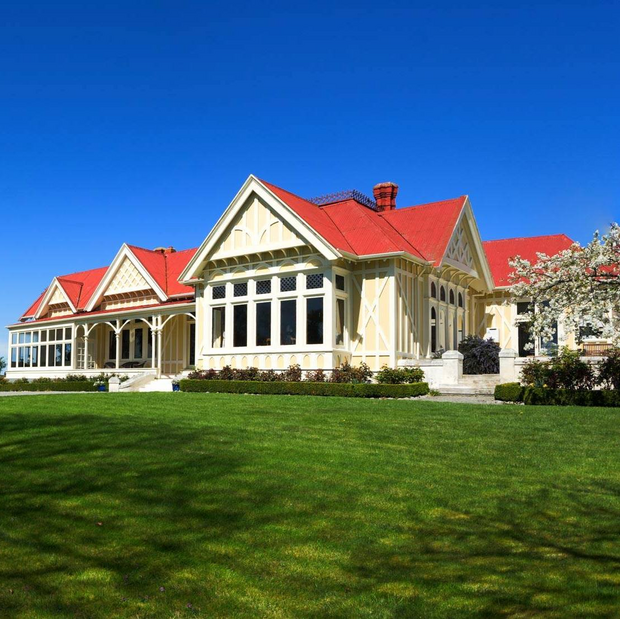Garten, Pen-y-bryn Lodge, Oamaru, Neuseeland Rundreise