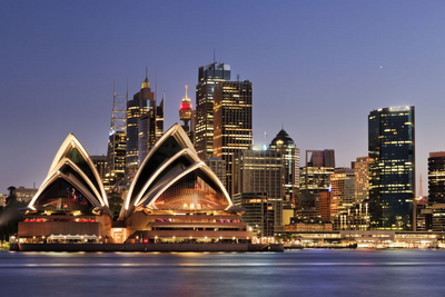 Skyline, Sydney, Australien Mietwagenreise