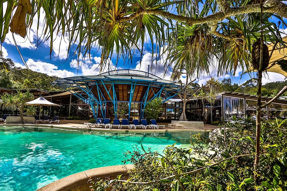 Pool, Kingfisher Bay Resort, Fraser Island, Australien Reise