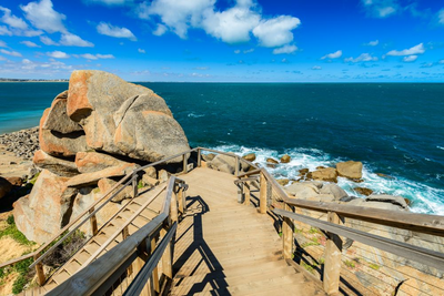Strand nahe Victor Harbour, Australien Mietwagenreise