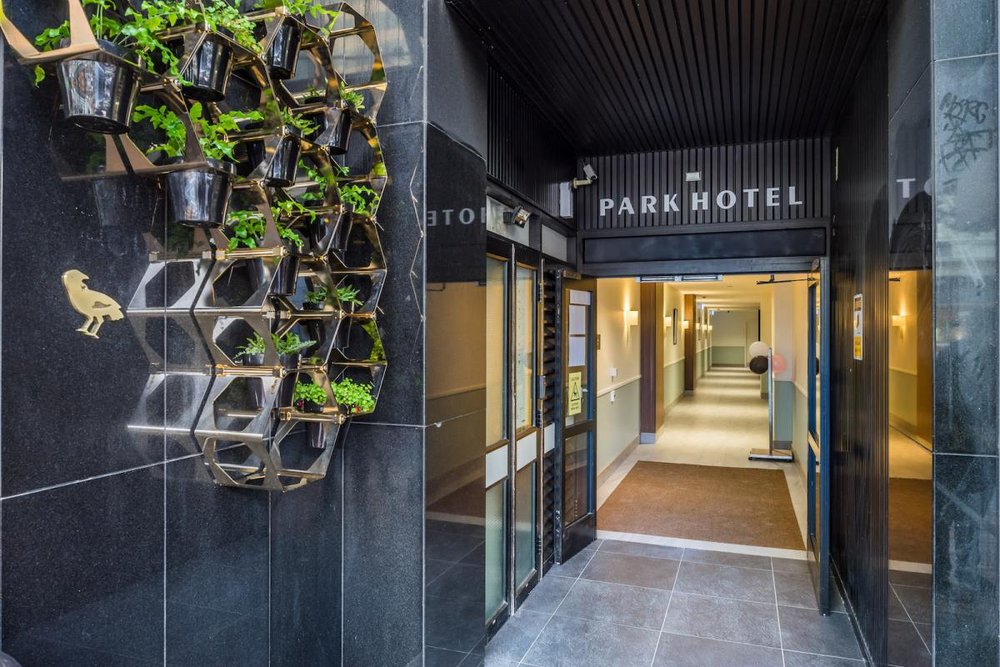 Eingang, Park Hotel Lambton Quay, Wellington, Neuseeland Rundreise