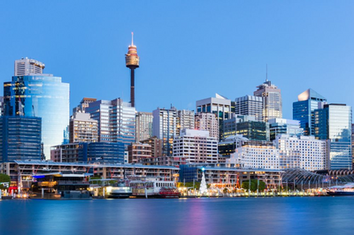 Darling Harbour, Sydney, Australien Mietwagenreise