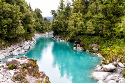Hokitika Gorge, Neuseeland Mietwagenrundreise