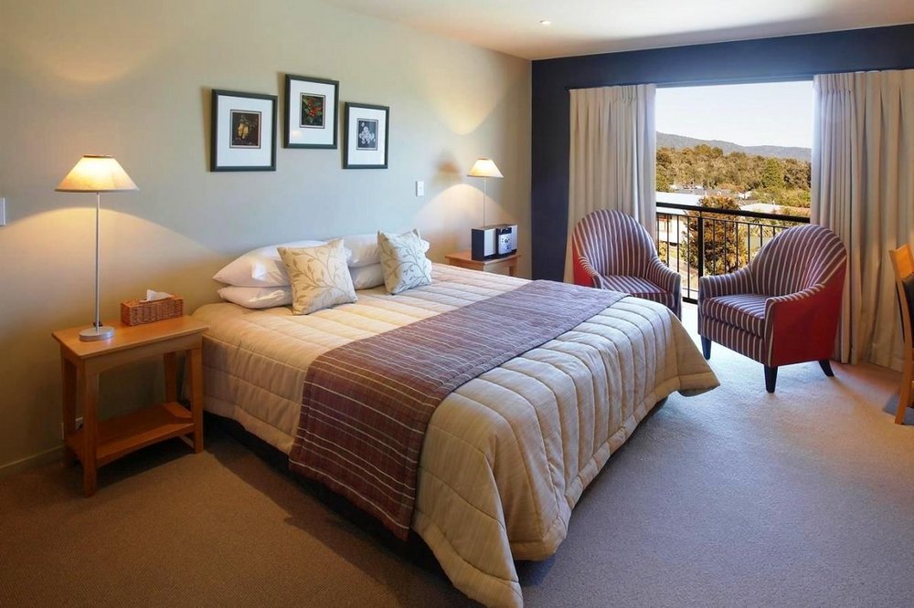 Zimmer, Te Weheka Boutique Hotel, Fox Glacier, Neuseeland Rundreise