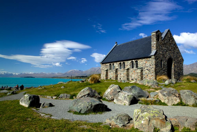 Kirche zum guten Hirten, Lake Tekapo, Neuseeland Privatreise