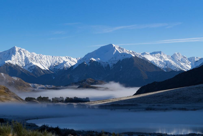 Südalpen Panorama, Greymouth, Neuseeland Luxusreise