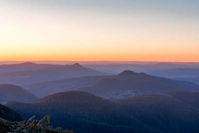 Mount Wellington nahe Hobart, Tasmanien Rundreise
