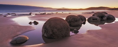 Moeraki Boulders, Neuseeland Mietwagenrundreise