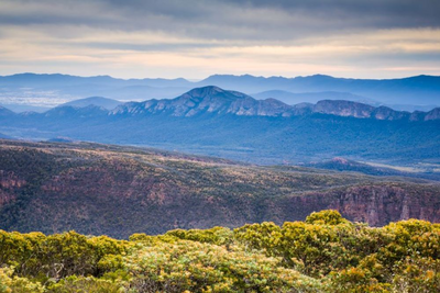 Mount Williams, Grampians Nationalpark, Australien Mietwagenreise