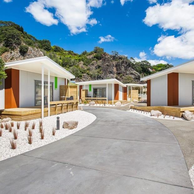 Herzlich Willkommen des White Island Rendezvous, Neuseeland Reise