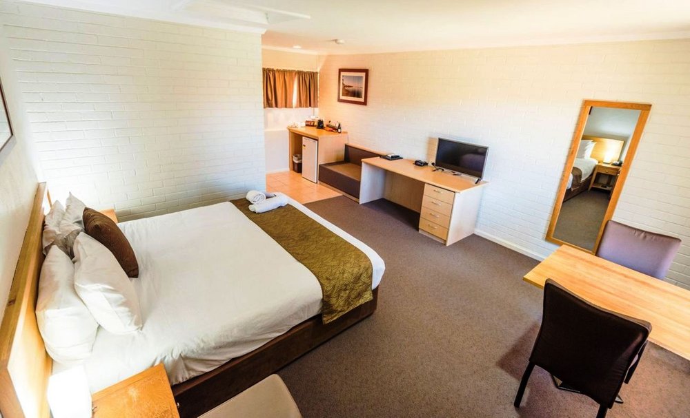 Zimmerbeispiel im Best Western Hospitality Inn, Carnavaron, Australien Rundreise