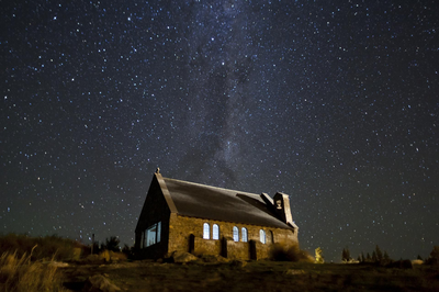 Church of the good Shepherd, Lake Tekapo, Neuseeland Rundreise