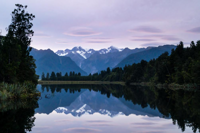 Morgenstimmung am Lake Moeraki, Neuseeland Luxusreise