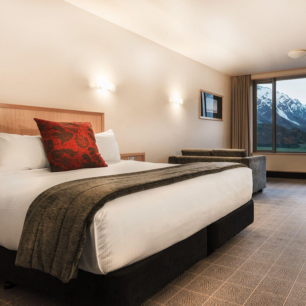 Zimmer, The Hermitage, Aoraki, Neuseeland Reise
