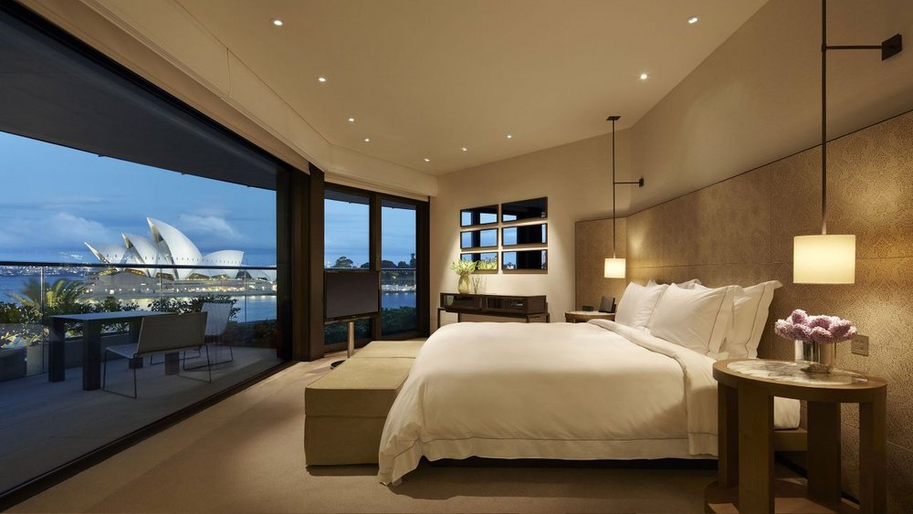 Schlafzimmer, Hotel Park Hyatt Sydney, Australien Rundreise