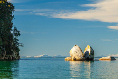 Split Rock, Abel Tasman Nationalpark, Neuseeland Mietwagenrundreise