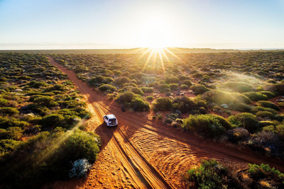 Shark Bay, Australien Mietwagenreise