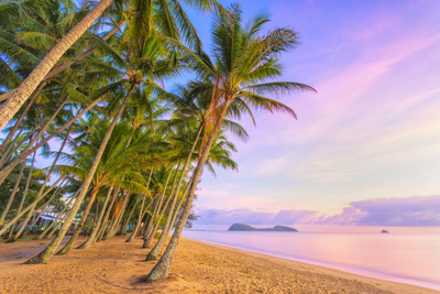 Strand in Palm Cove, Cairns, Australien Reise