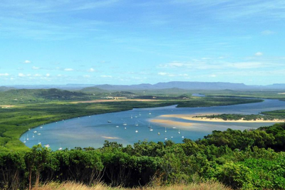 Blick über Cooktown, Queensland, Australien Reise