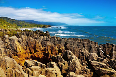 Punakai Pancake Rocks, Neuseeland Mietwagenrundreise