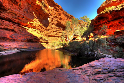 Kings Canyon, Australien Reise