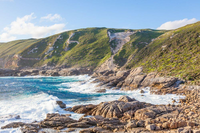 Küste von Albany, Australien Zugreise