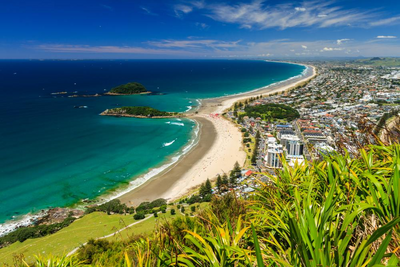 Hafenstadt Tauranga, Neuseeland Privatreise