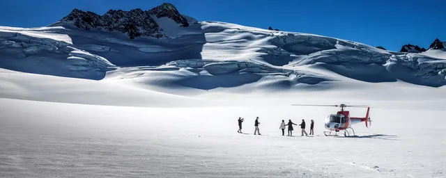 Helikopter Wanderung, Gletscher, Südalpen, Neuseeland Rundreise