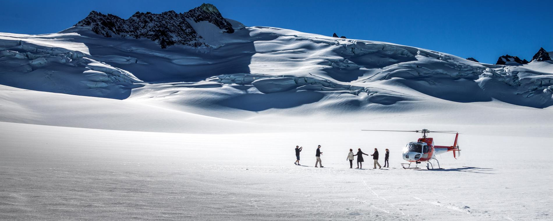 Helikopter Wanderung, Gletscher, Südalpen, Neuseeland Rundreise