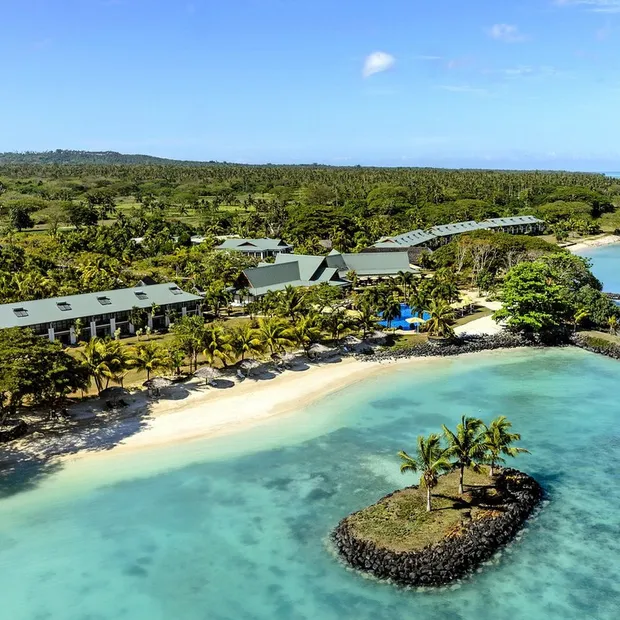 Luftansicht, Sheraton Samoa Beach Resort, Südsee, Samoa Rundreise
