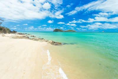 Panoramabild Strand in Cairns, Australien Reise