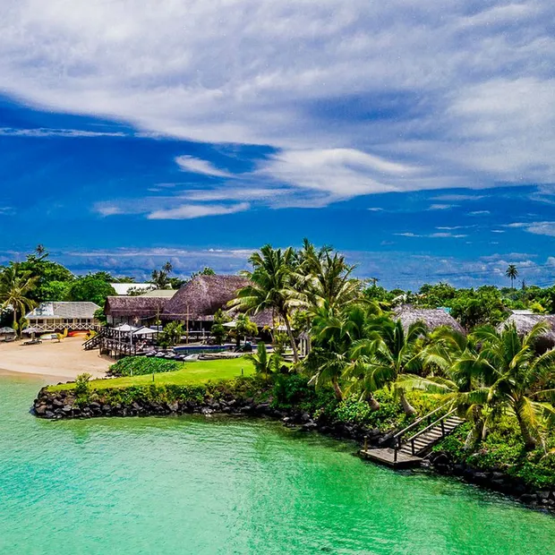 Aussenansicht, Le Lagoto Resort & Spa, Savaii, Samoa Rundreise