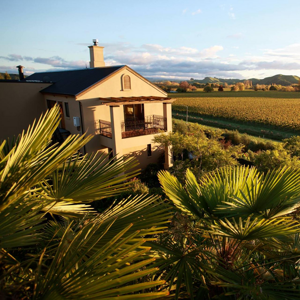 Ausblick, Breckenridge Lodge, Napier, Neuseeland Rundreise